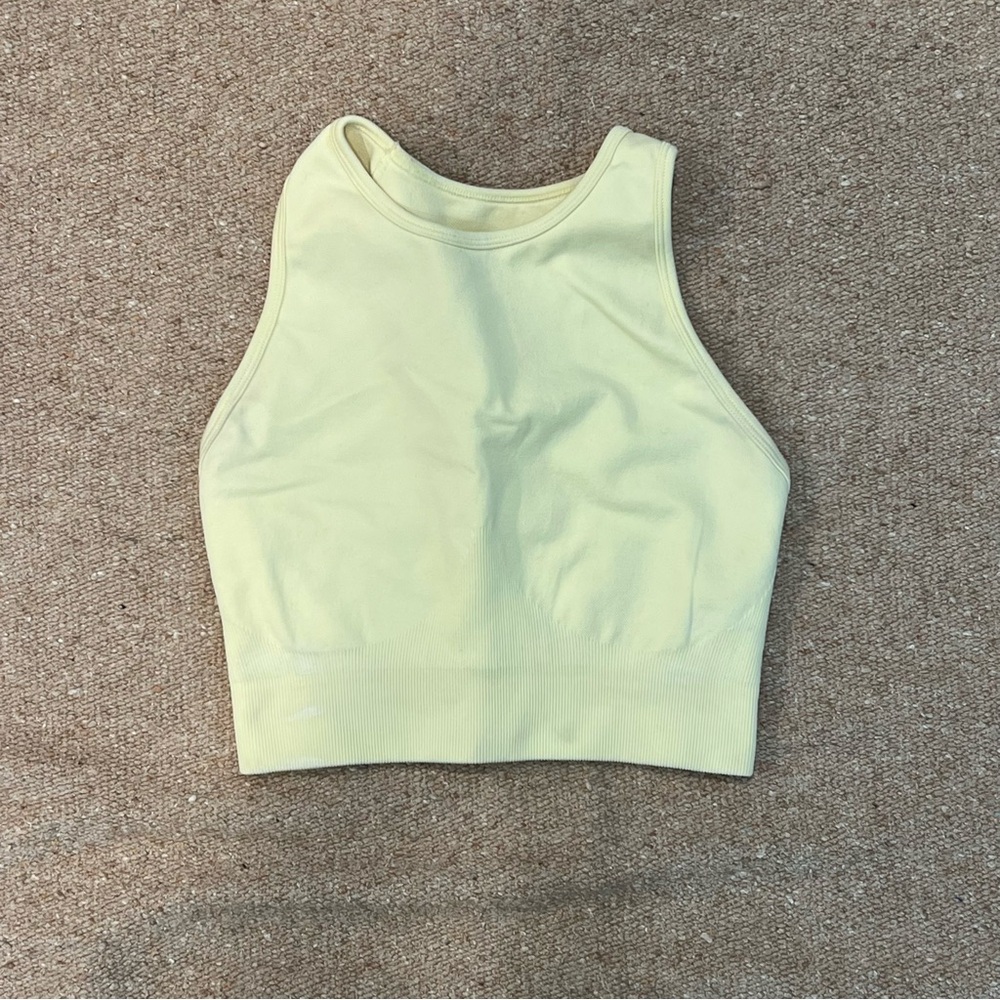Bo + Tee Baby Yellow Sports Bra / Top